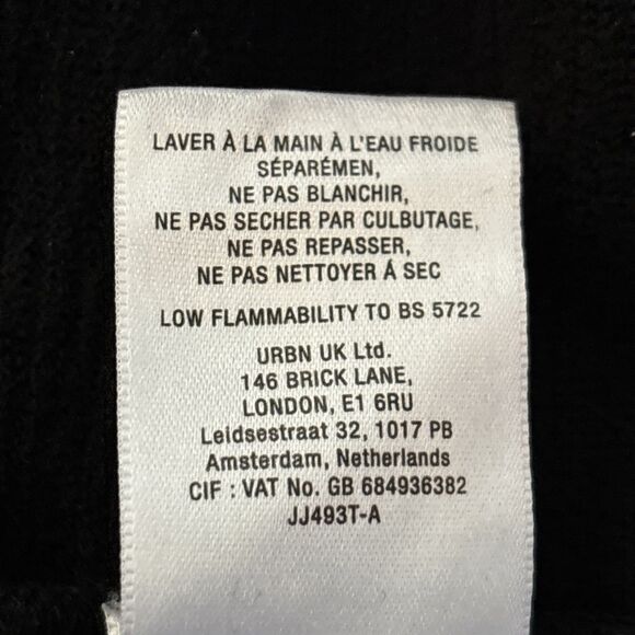 Maeve by Anthropologie Top Women 2X Black Textured Sheer Puff Sleeve Relaxed Fit - Picture 16 of 16